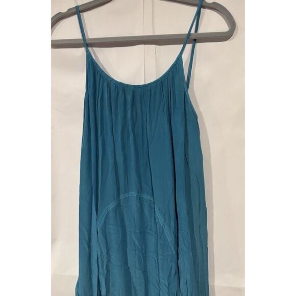 All Saints Women’s Amor Flowy Dress in Hawaiian Blue Size 6 - Picture 3 of 7